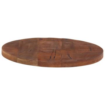 Round Solid Wood Table Top Ø 50 cm - Reclaimed & Unique