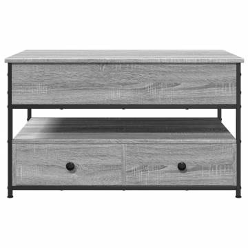 Elegant Grey Sonoma Coffee Table - 85x50x50 cm