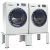 Double Washing and Drying Machine Pedestal | Sturdy & White