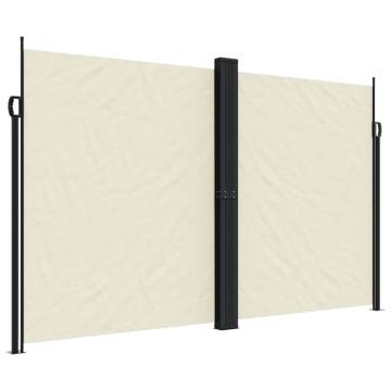 Retractable Side Awning Cream 200x600 cm | Hipomarket