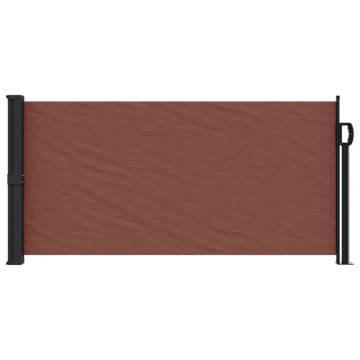 Retractable Side Awning Brown 100x500 cm | HipoMarket