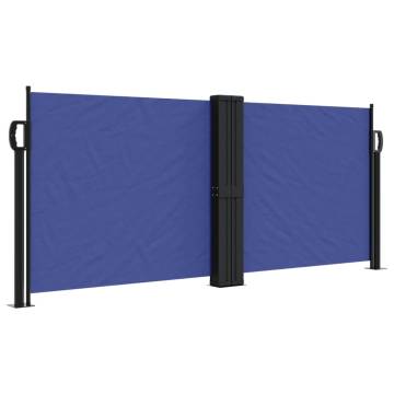 Retractable Side Awning Blue 100x600 cm | Hipomarket