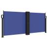 Retractable Side Awning Blue 100x600 cm | Hipomarket