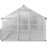 Reinforced Aluminium Greenhouse 7.55 m² - Durable & UV-Resistant