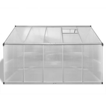 Reinforced Aluminium Greenhouse 7.55 m² - Durable & UV-Resistant