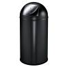 EKO 40L Matte Black Waste Bin with Push Lid - Stylish & Practical