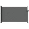 Retractable Side Awning Anthracite 120x300 cm | Hipomarket UK