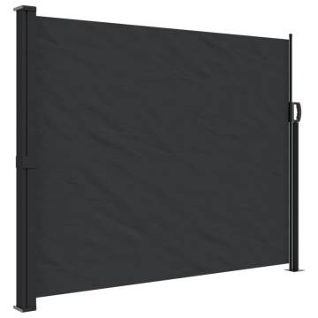 Retractable Side Awning Black 160x300 cm - Privacy & Style