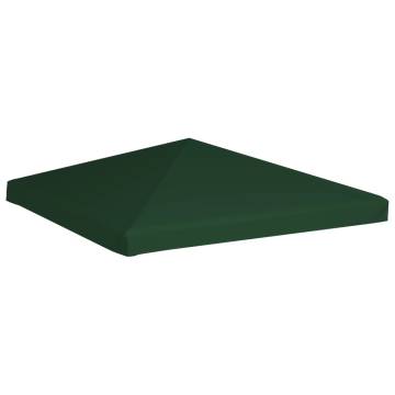 Gazebo Top Cover 310 g/m² 3x3 m Green | Durable & Water Resistant