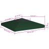 Gazebo Top Cover 310 g/m² 3x3 m Green | Durable & Water Resistant