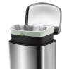 EKO Pedal Bin Della 35L - Matte Silver Kitchen Rubbish Bin