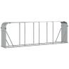 Log Holder Silver 300x45x100 cm - Galvanised Steel Storage