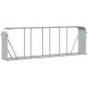 Log Holder Silver 300x45x100 cm - Galvanised Steel Storage