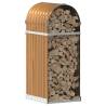 Log Holder Light Brown 40x45x100 cm | Durable Galvanised Steel