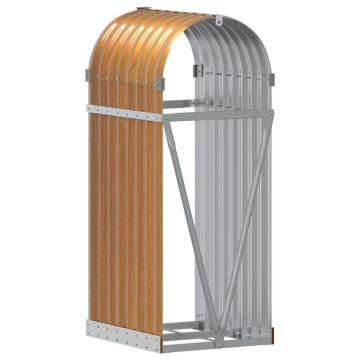 Log Holder Light Brown 40x45x100 cm | Durable Galvanised Steel