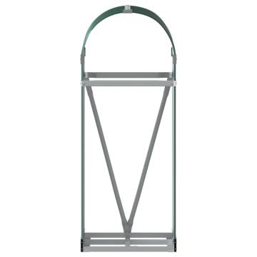 Log Holder Green 40x45x100 cm - Galvanised Steel Storage