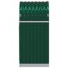 Log Holder Green 40x45x100 cm - Galvanised Steel Storage