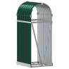 Log Holder Green 40x45x100 cm - Galvanised Steel Storage