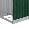 Log Holder Green 40x45x100 cm - Galvanised Steel Storage