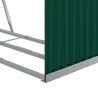 Log Holder Green 120x45x210 cm - Galvanised Steel Storage