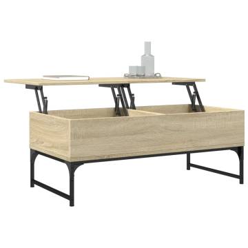 Elegant Sonoma Oak Coffee Table - Durable & Stylish 100x50x40 cm