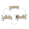 Elegant Sonoma Oak Coffee Table - Durable & Stylish 100x50x40 cm