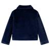 Kids' Faux Fur Navy Coat 140 - Stylish & Durable