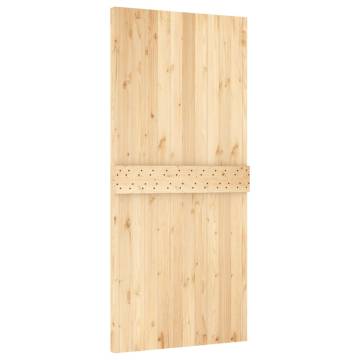 NARVIK Solid Wood Pine Door 95x210 cm - Stylish & Secure