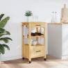 Kitchen Trolley MONZA | Solid Pine Wood | 48x40x90 cm