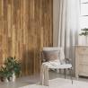 Wood Look Brown PVC Wall Panels - 2.06 m² | Hipomarket