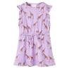 Ruffle Sleeve Kids' Dress with Drawstring - Lila 92