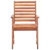 8 pcs Outdoor Dining Chairs - Solid Acacia Wood Set