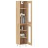 Stylish Highboard Sonoma Oak - 34.5x34x180 cm | Hipomarket