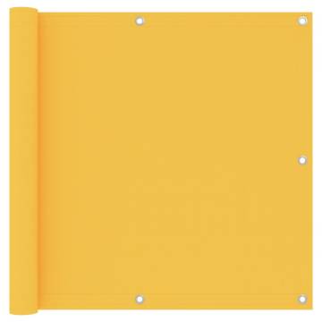 Yellow Balcony Screen 90x600 cm - Waterproof Oxford Fabric