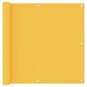 Balcony Screen Yellow 90x600 cm Oxford Fabric Colour yellow Size 90 x 600 cm Quantity in Package 1 