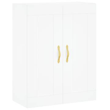 Stylish Highboard White 69.5x34x180 cm - Durable Storage Solution