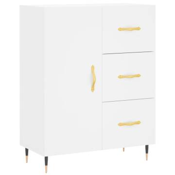 Stylish Highboard White 69.5x34x180 cm - Durable Storage Solution