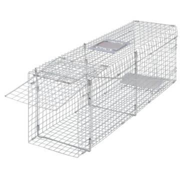 Galvanised Live Trap - Safe & Humane Animal Control | HipoMarket