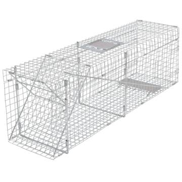 Galvanised Live Trap - Safe & Humane Animal Control | HipoMarket