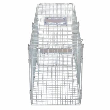 Galvanised Live Trap - Safe & Humane Animal Control | HipoMarket