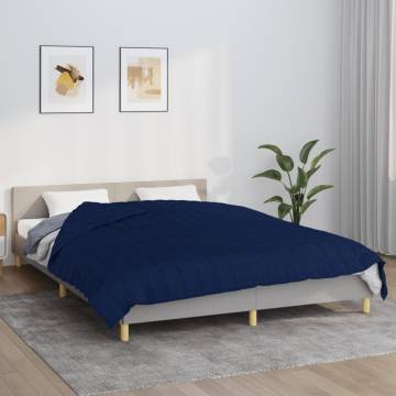 Weighted Blanket Blue 200x225 cm - Sleep Better Tonight