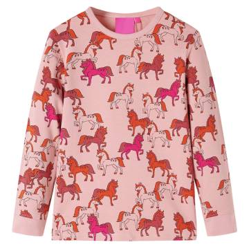 Kids' Long Sleeve Pyjamas - Light Pink, Size 104 - Hipomarket