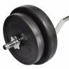 30kg Curl Bar with Weights - Optimal for Home Training