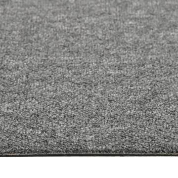 Carpet Floor Tiles - 20 pcs 5 m² Grey | Hipo Market