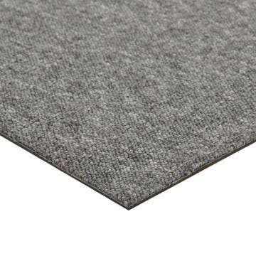 Carpet Floor Tiles - 20 pcs 5 m² Grey | Hipo Market