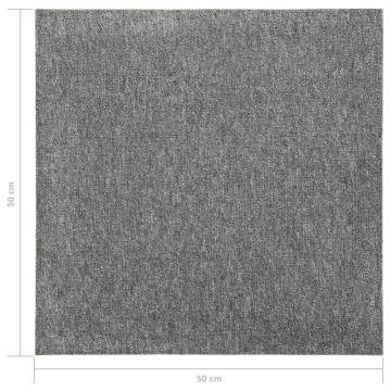 Carpet Floor Tiles - 20 pcs 5 m² Grey | Hipo Market