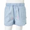 Kids' Soft Denim Blue Shorts - Stylish & Comfortable Wear