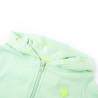 Kids' Zip Hooded Sweatshirt Bright Green - Age 5-6 | HiPoMarket