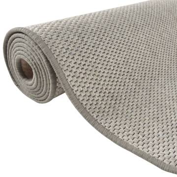 Carpet Runner Sisal Look Taupe 50x200 cm - Elegant & Practical