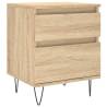 Sonoma Oak Bedside Cabinet - Stylish & Durable | HipoMarket